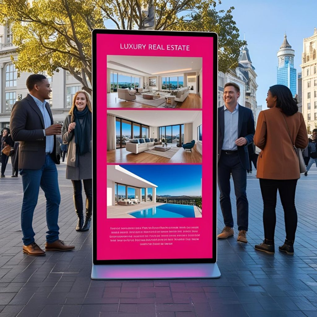 How a digital standee improves communication in events